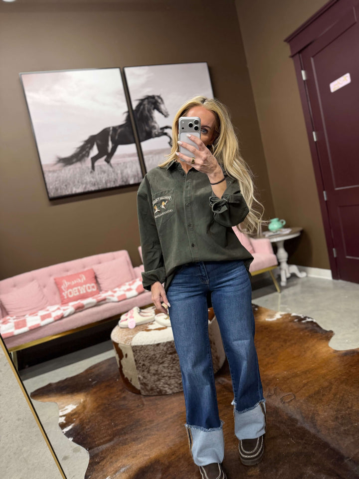 Bailey Rose Button Down duck shirt