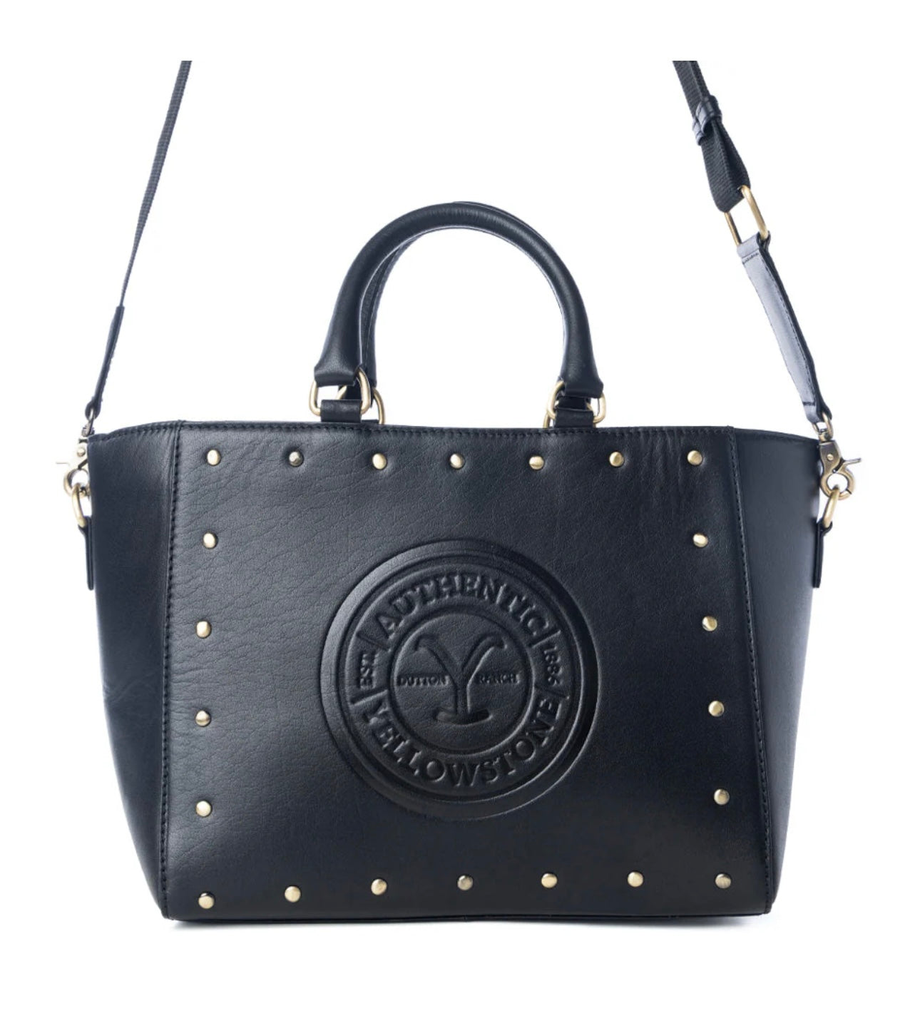 Yellowstone Legancy Studded Leather Tote