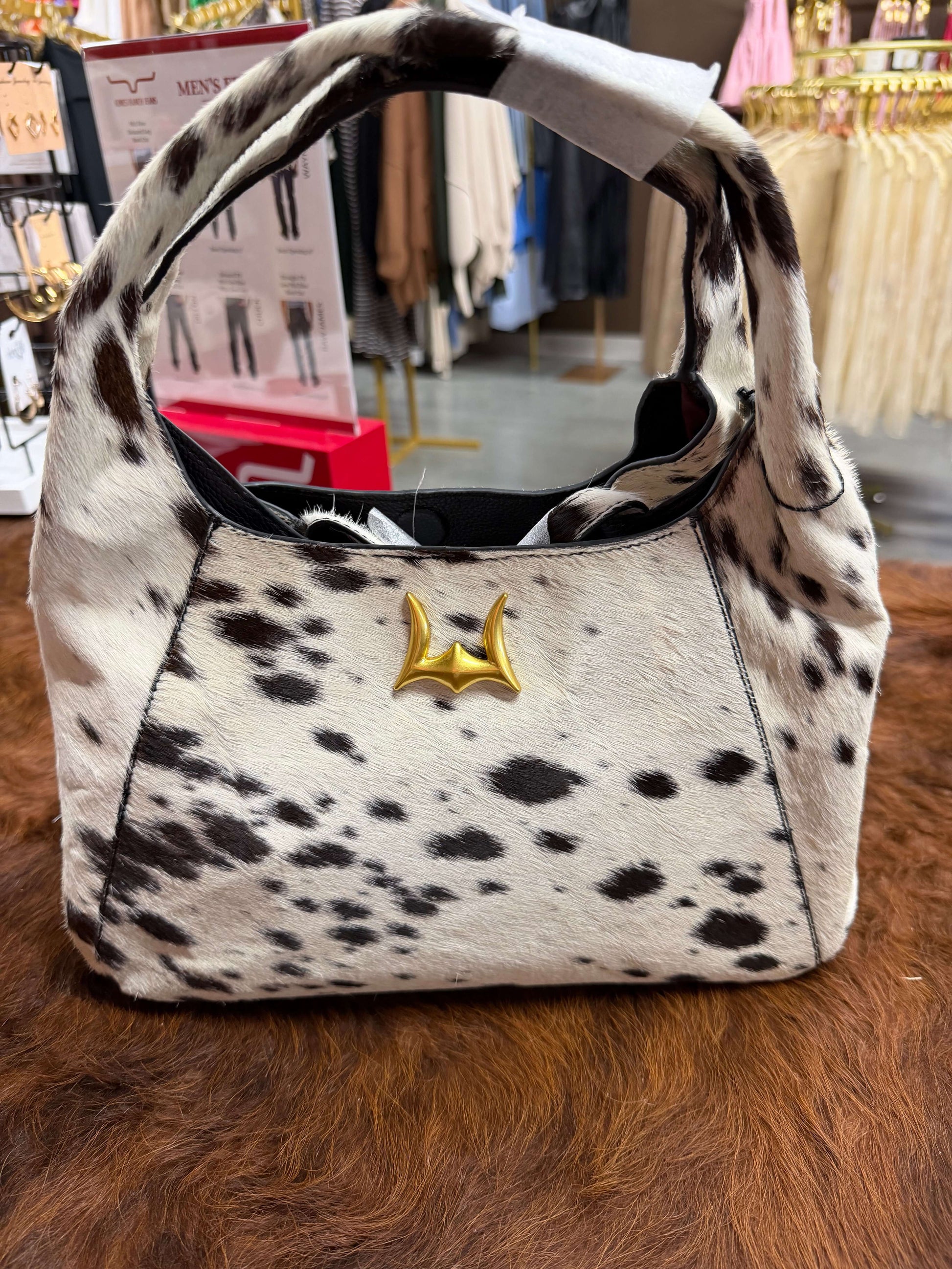 Loyal West Vita Servans Hobo Bag with cowgirl charm, concealed carry compartment, soft leather, and stylish western design.