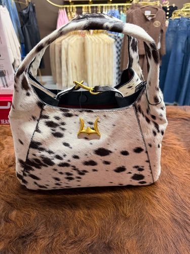 Loyal West Vita Servans Hobo Bag with cowgirl charm and concealed carry pocket, stylish brown leather purse with decorative details.
