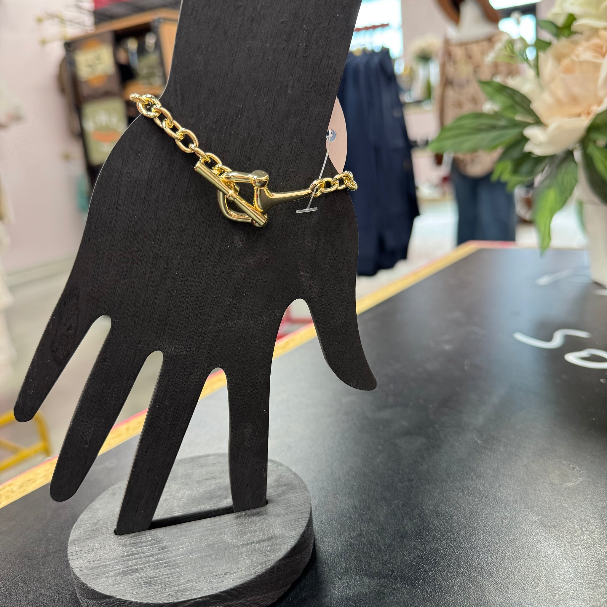 Gold Bit Bracelet