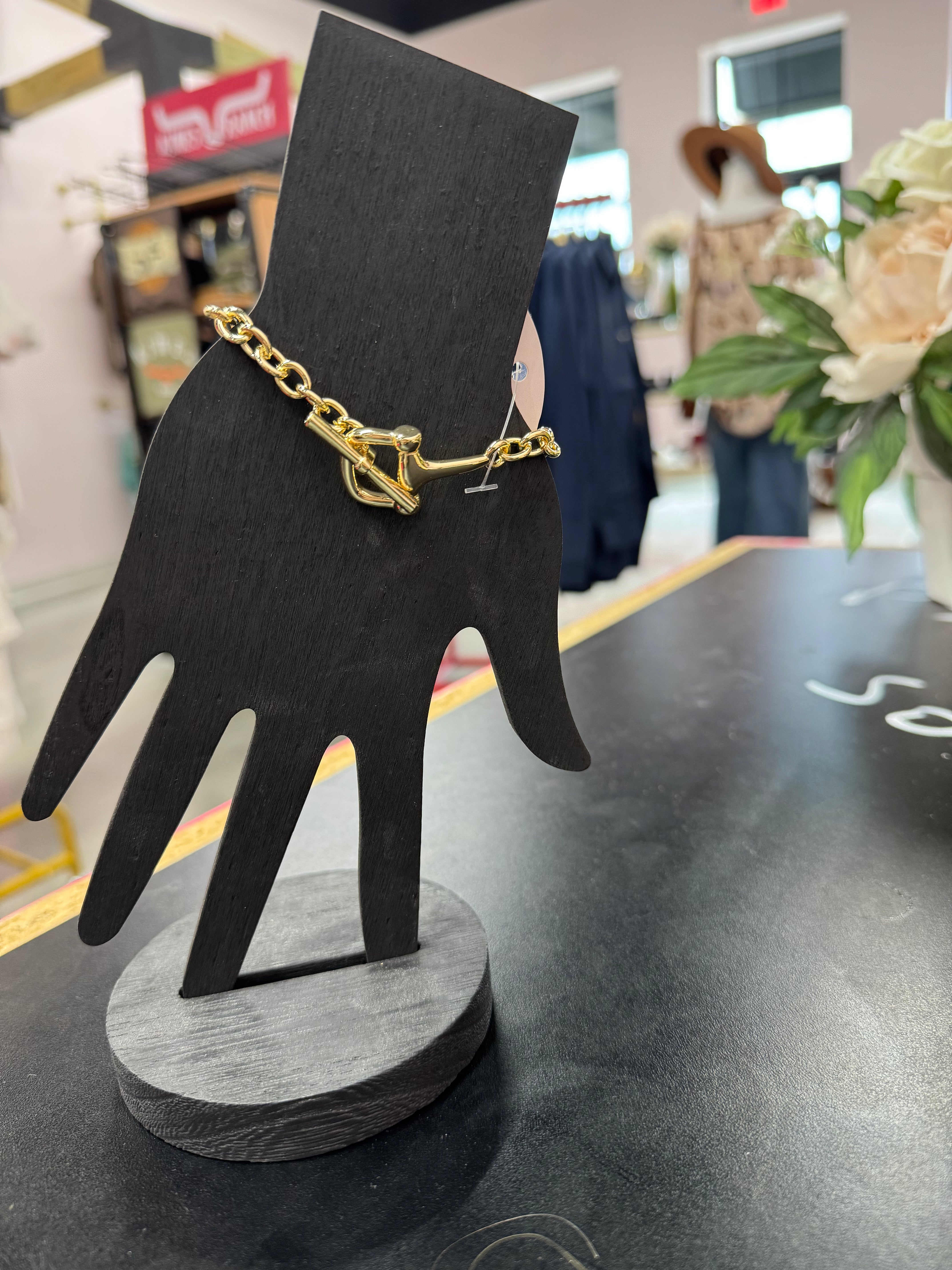 Gold Bit Bracelet