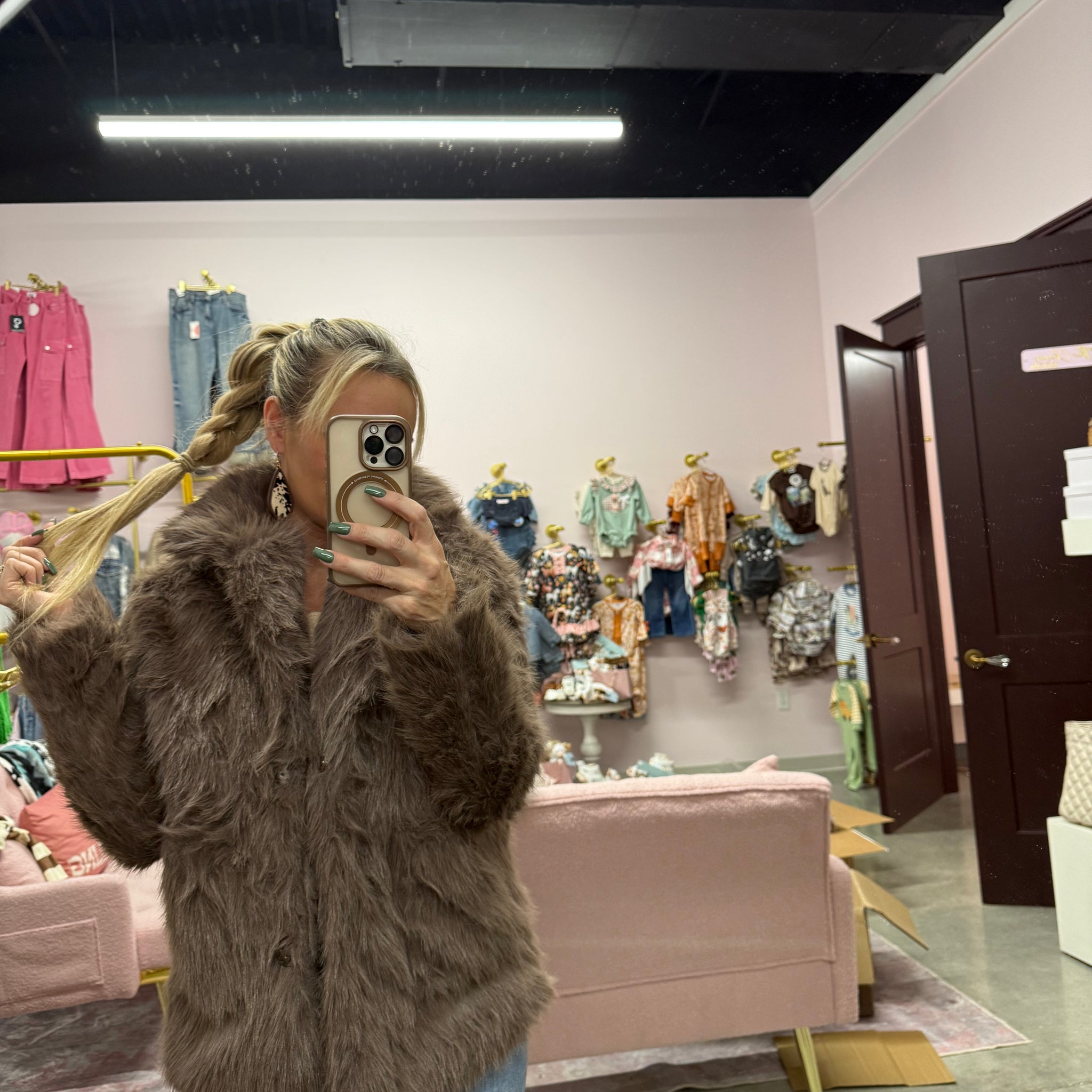 Faux Fur Coat