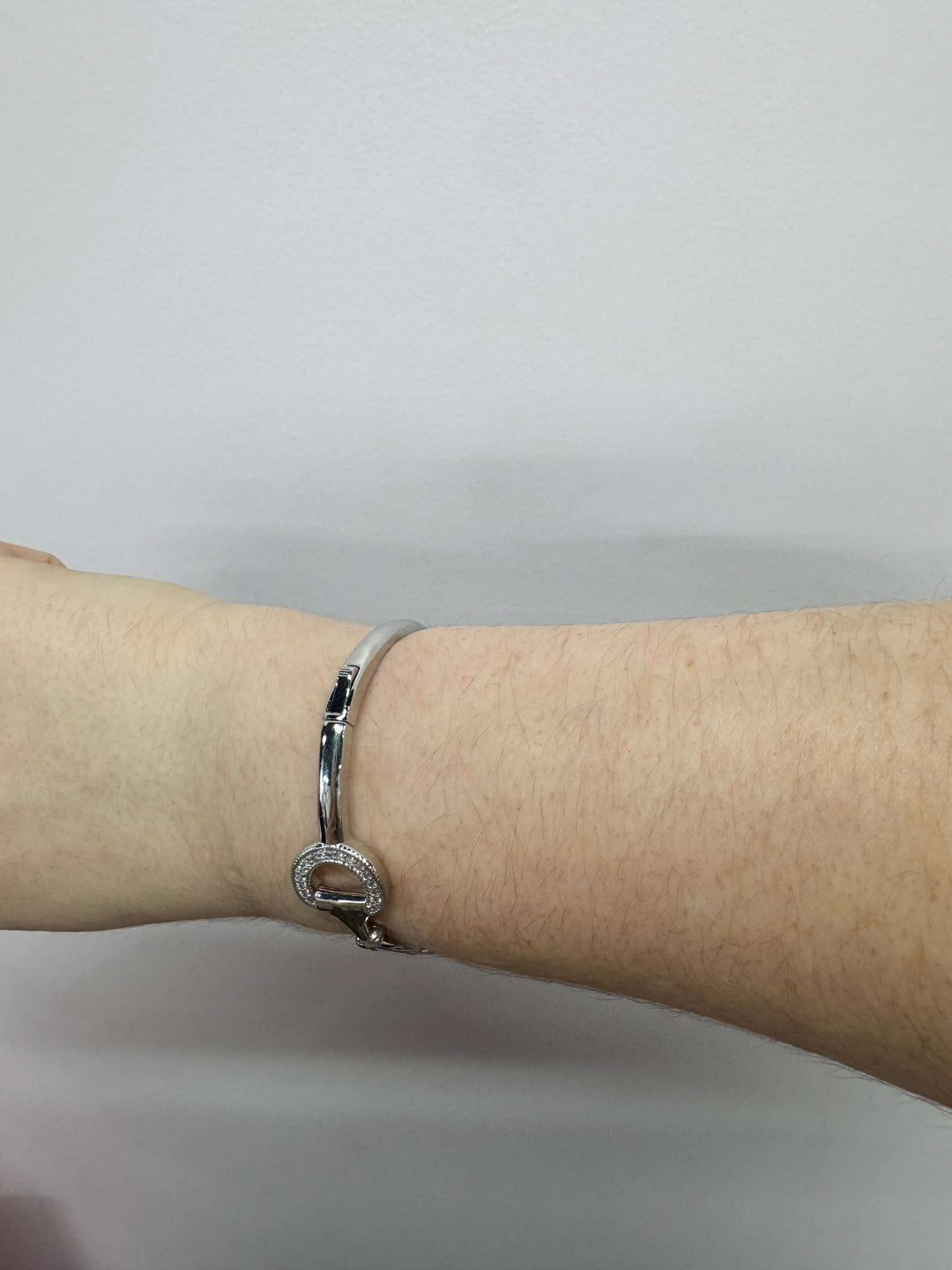 Silver Snap Cuff Bracelet
