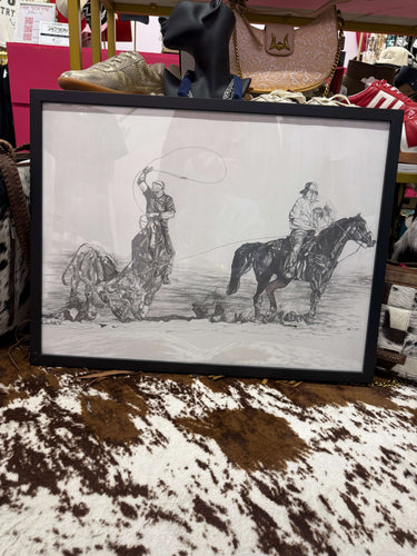 Roping drawing