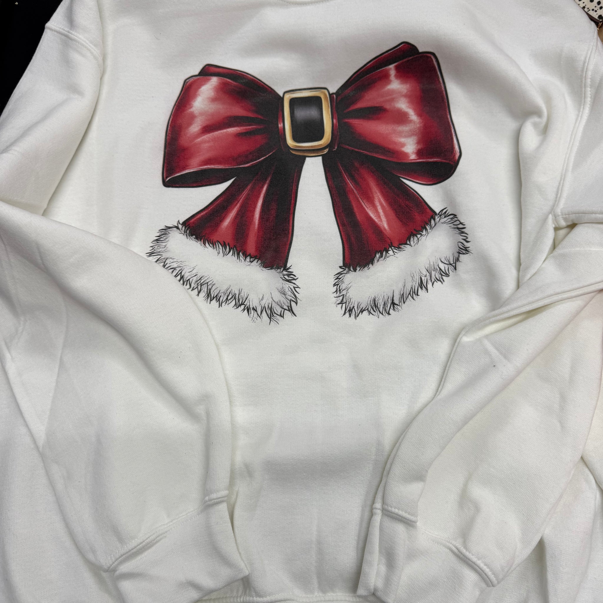 Bow Santa Sweater