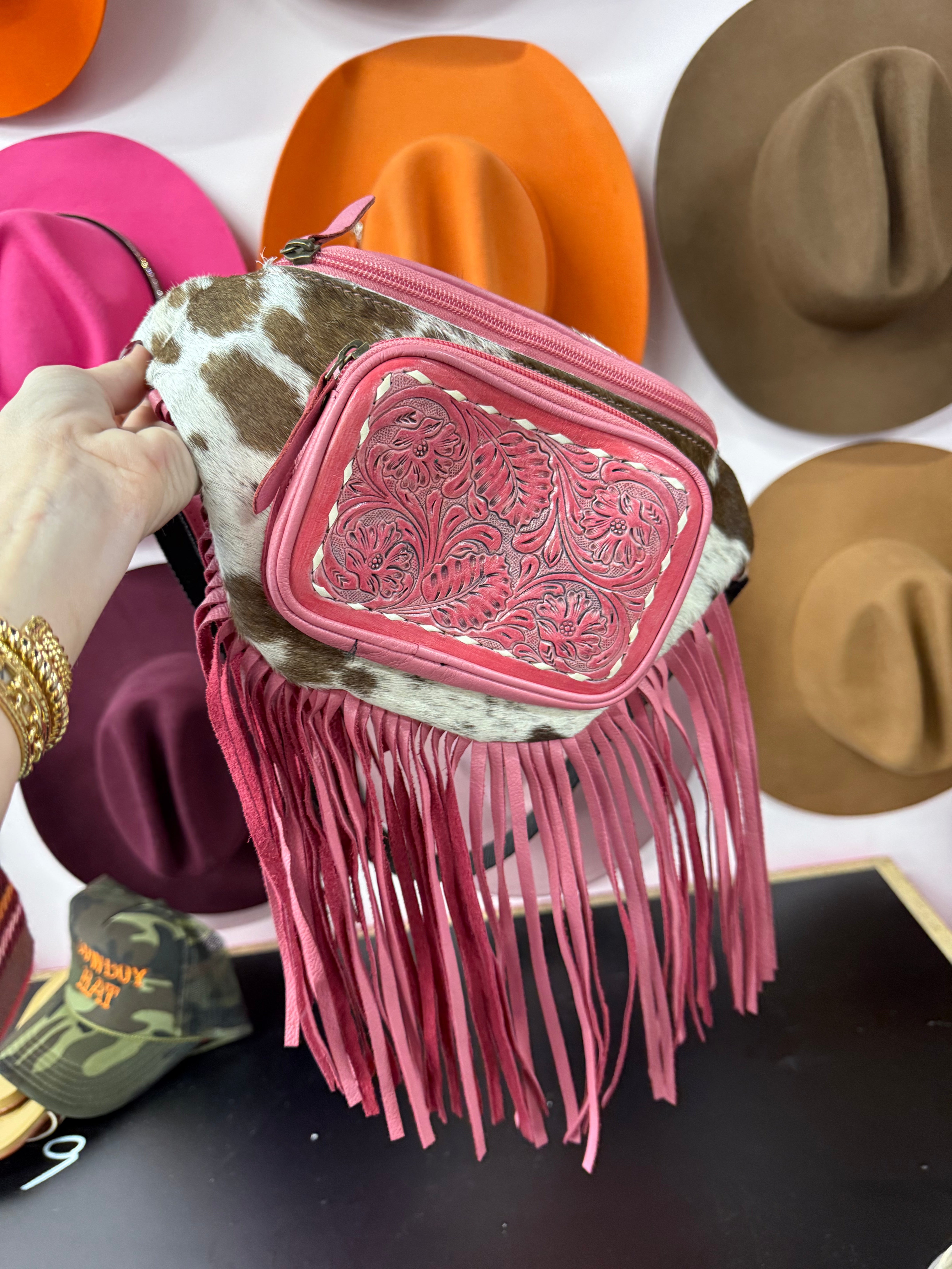 Fringe purse