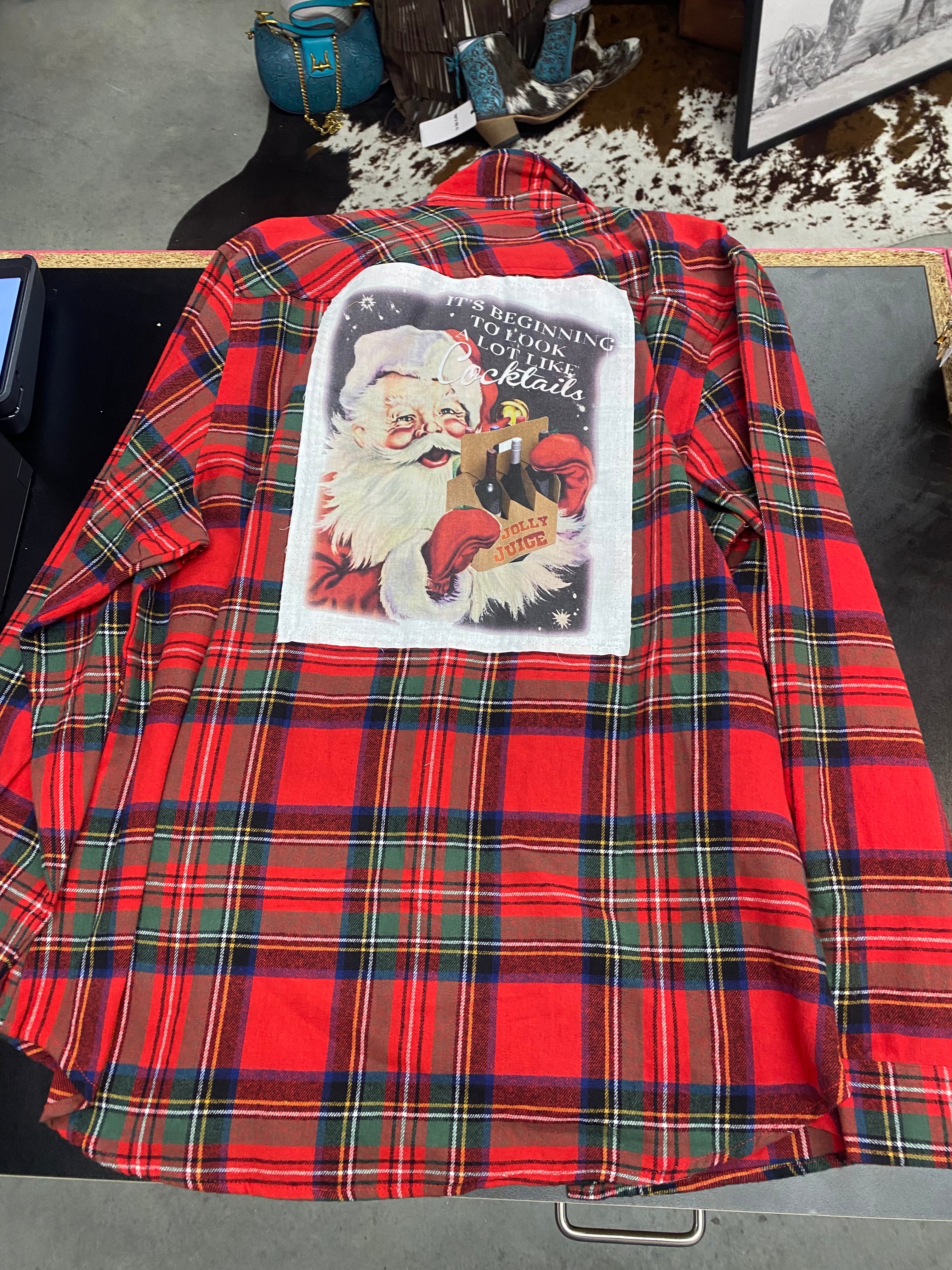 Santa Flannel