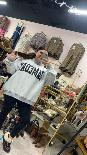 Football & Gameday Reversible MockNeck SweatShirt