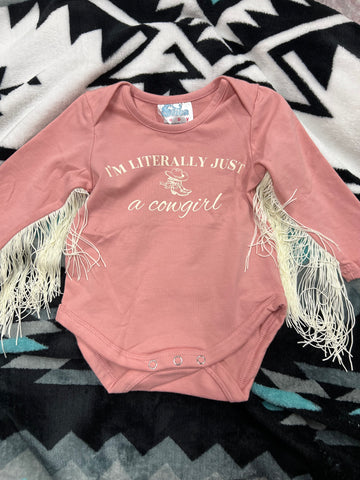 Literally just a cowgirl onesie
