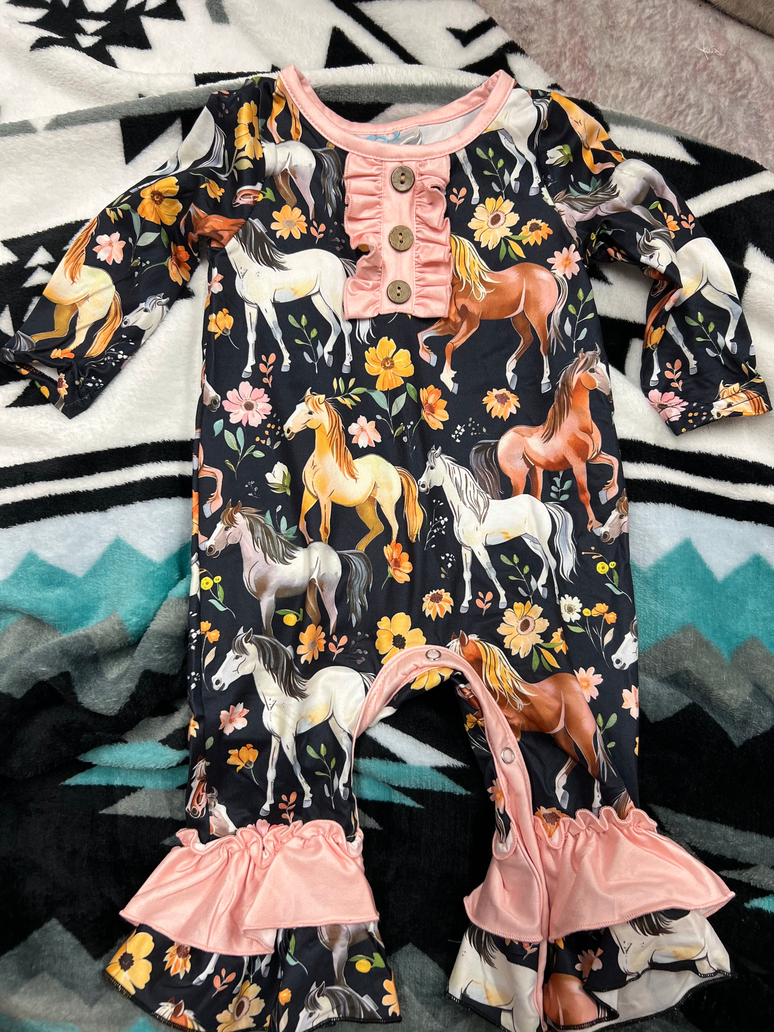 Horsing Around Romper