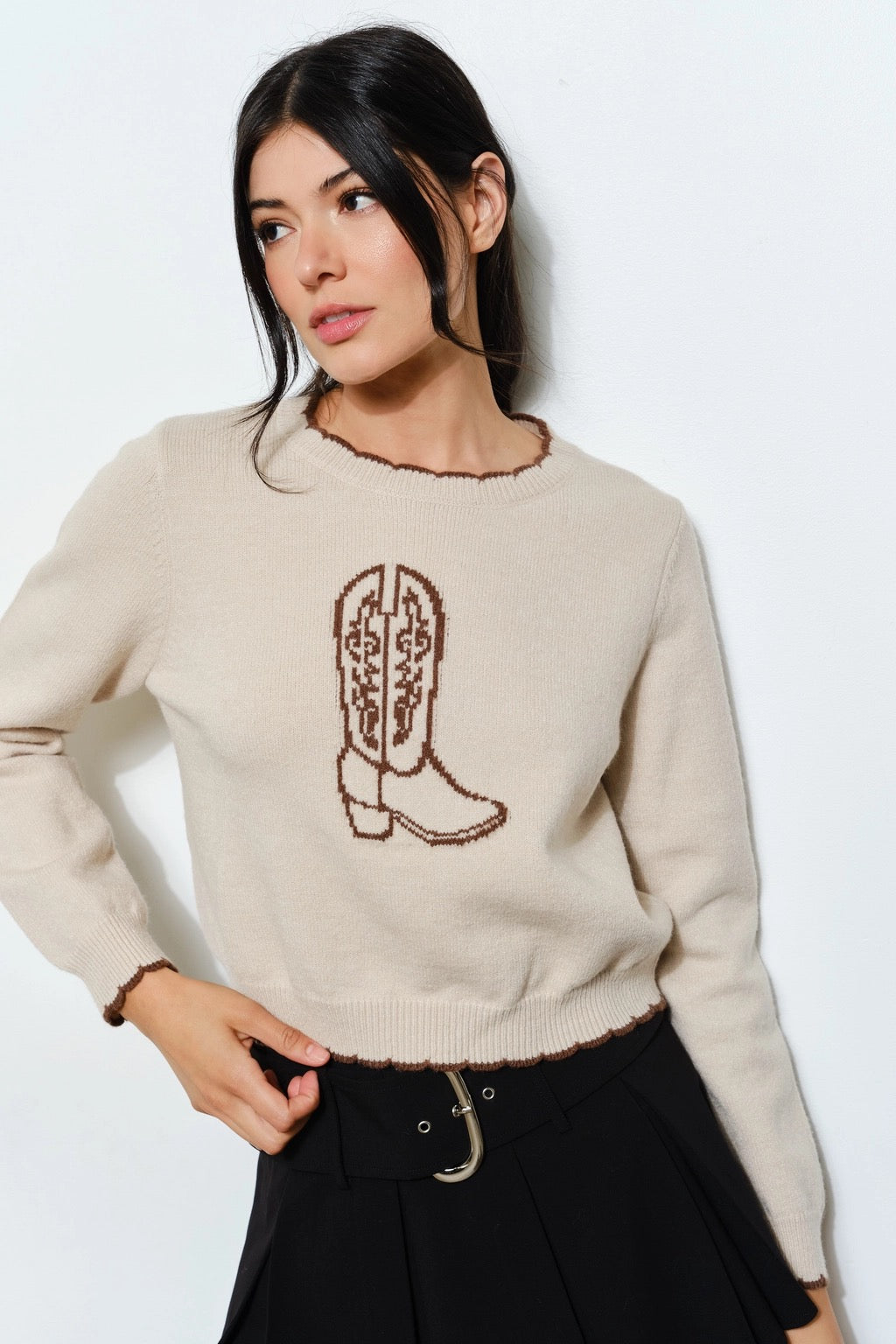 Cowboy Boots Sweater