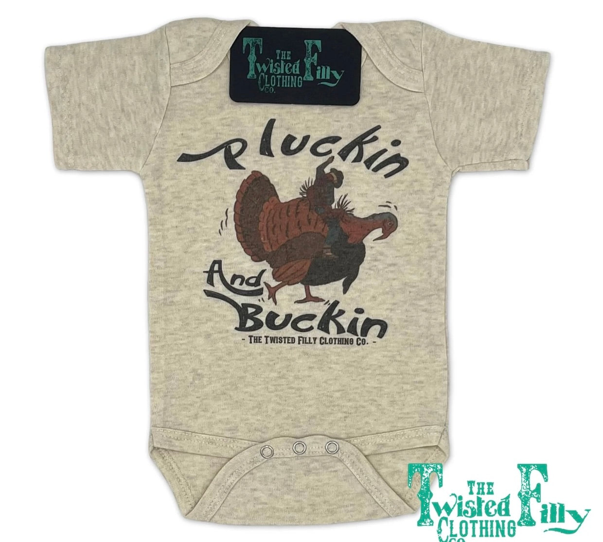 Pluckin and Buckin Infant One Piece