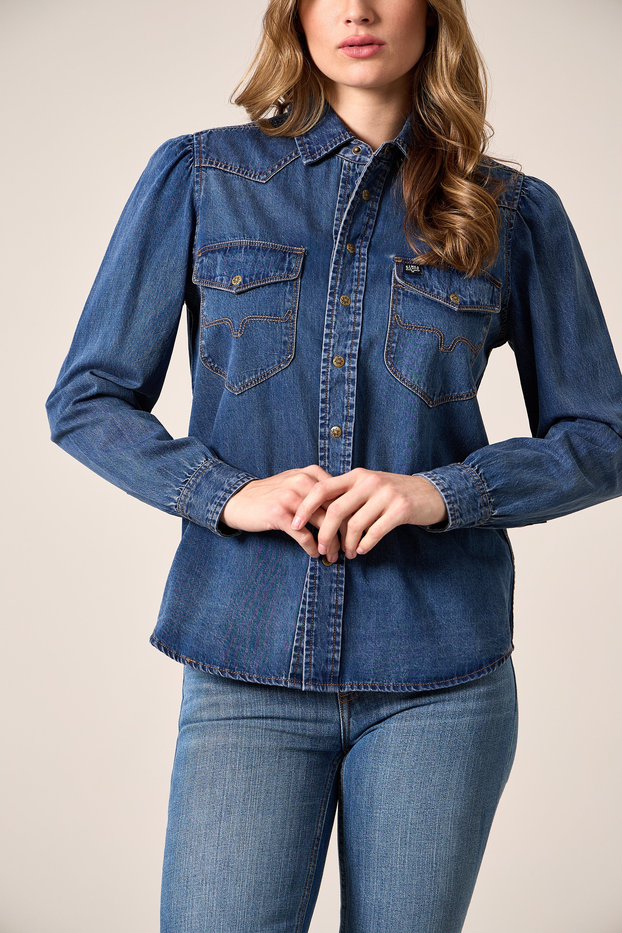 KIMES RANCHJANE-TOP-INDIGO BLUE