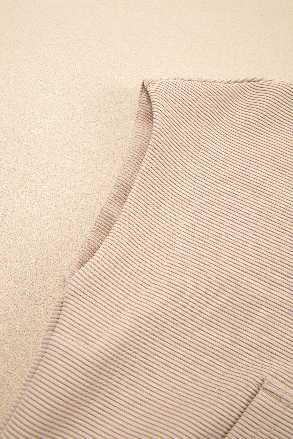 Beige Half-Zip Lounge Set – Women’s Loungewear