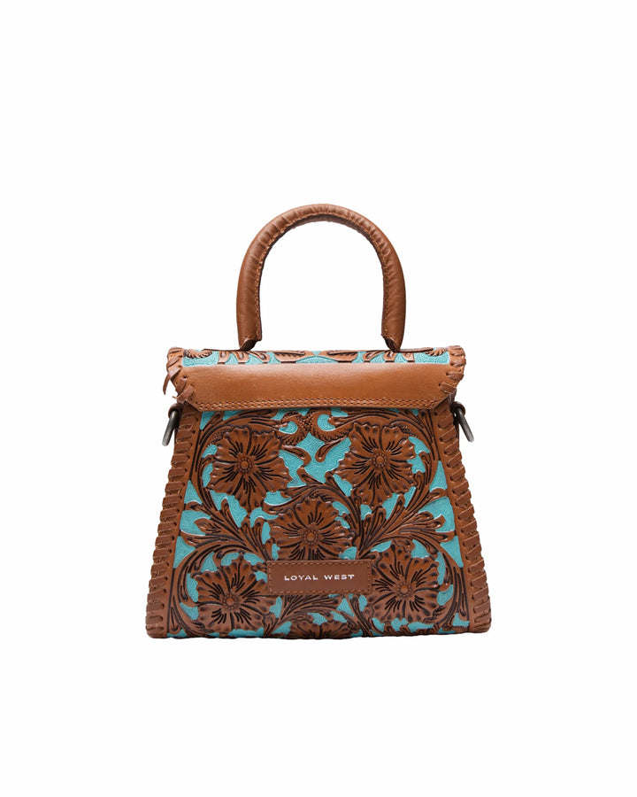 Loyal West Leon Mini Handle Purse - Whiskey & Water