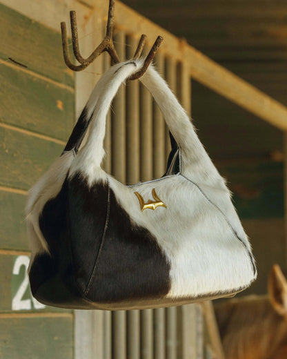 Loyal West Vita Servans Hobo Bag with cowgirl charm, concealed carry compartment, and stylish design in black leather.