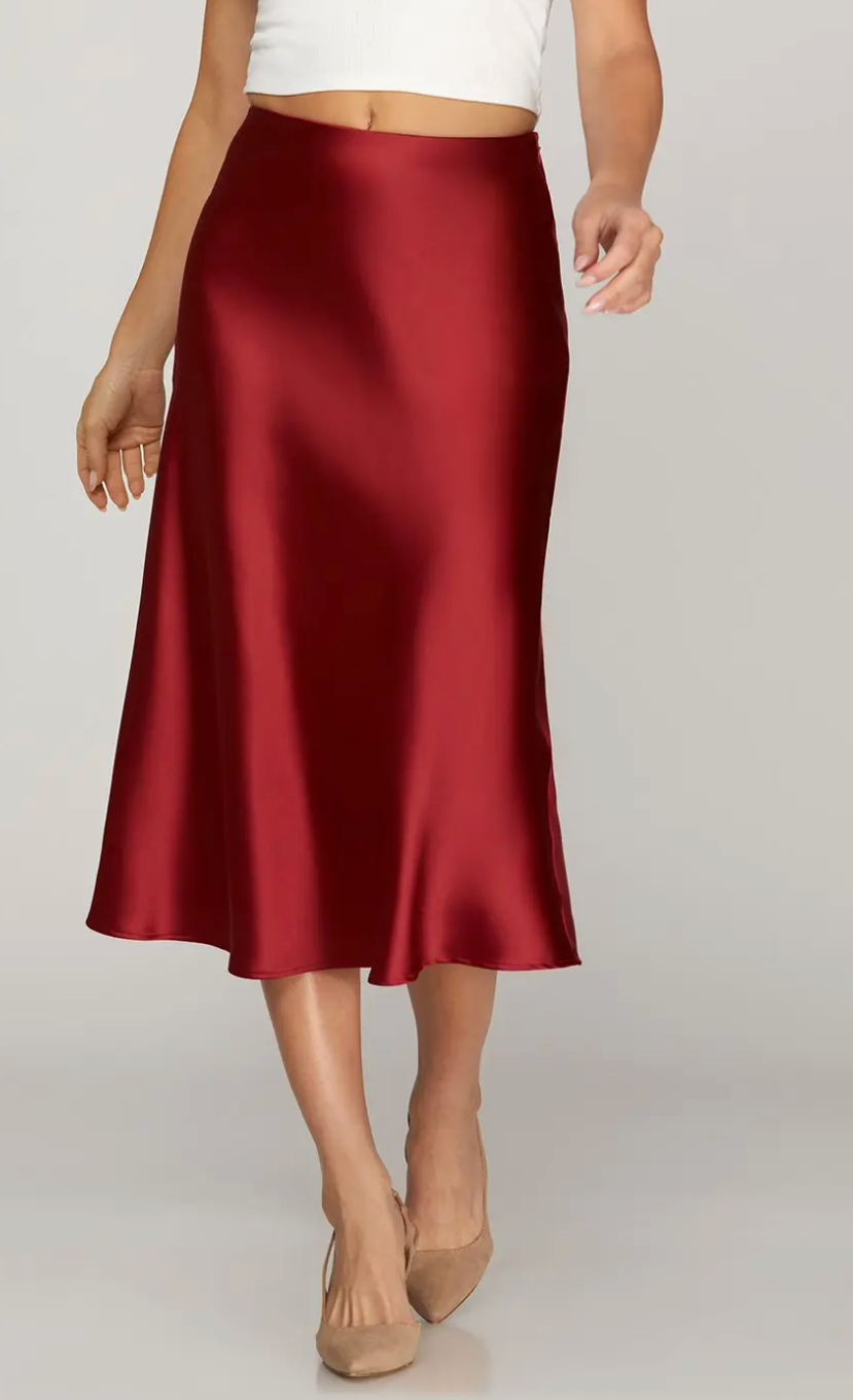 Satin Skirt