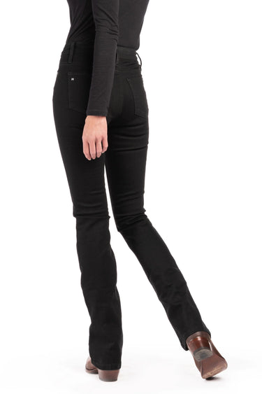 HAALA Denim WESTERLY : Straight Leg (Black) Black Stitch