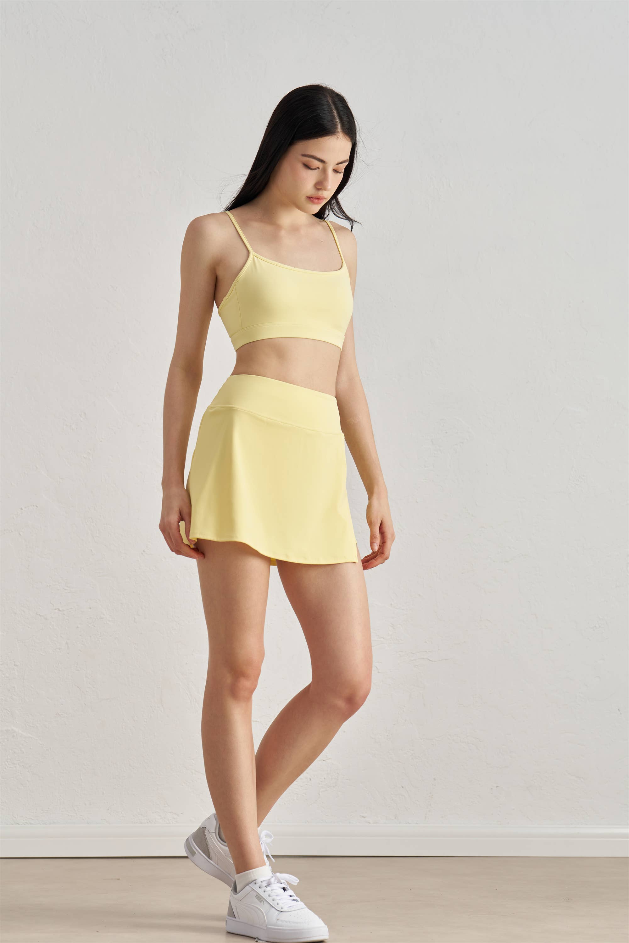 Vida Active Slit Mini Skirt