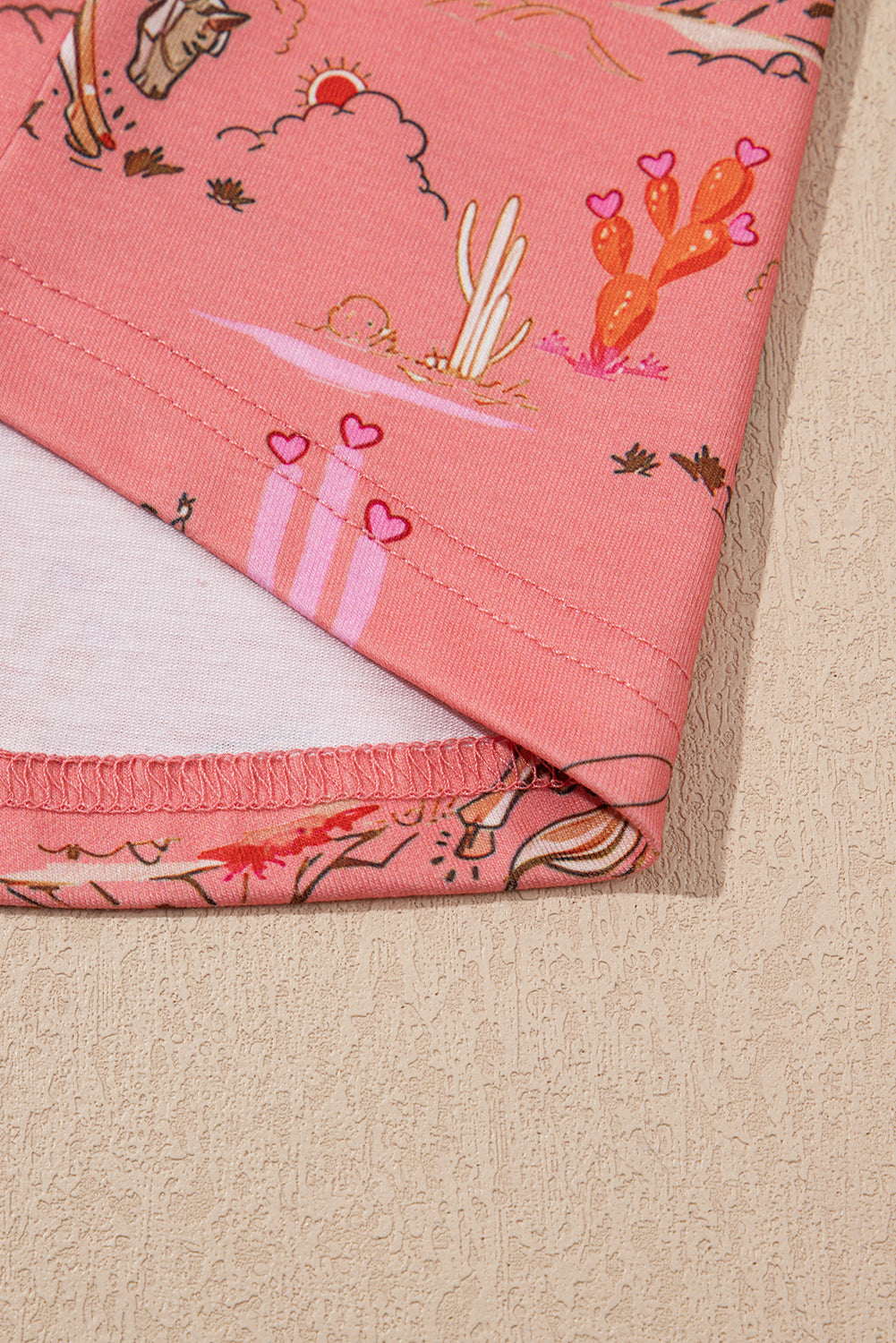 Blossom Cowgirl Country Print Pajamas Set
