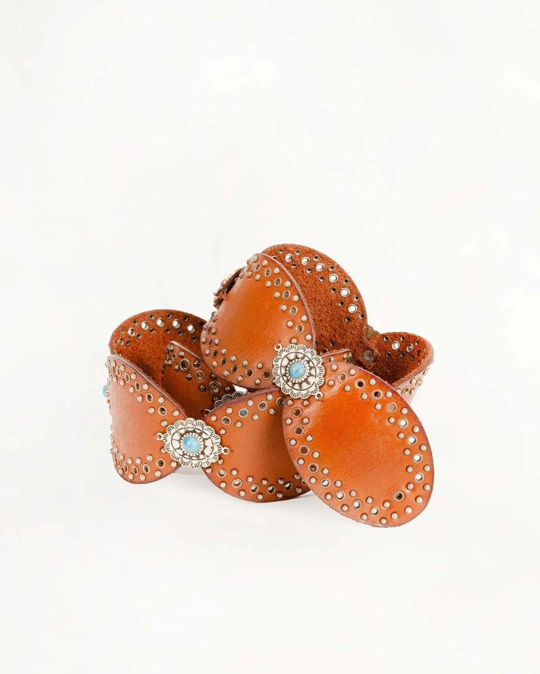 Alta Buena Leather Belt in Calfskin - Cowgirl Charm