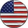American Hat Maker America Flag | Magnetic Hat Pin - Cowgirl Charm