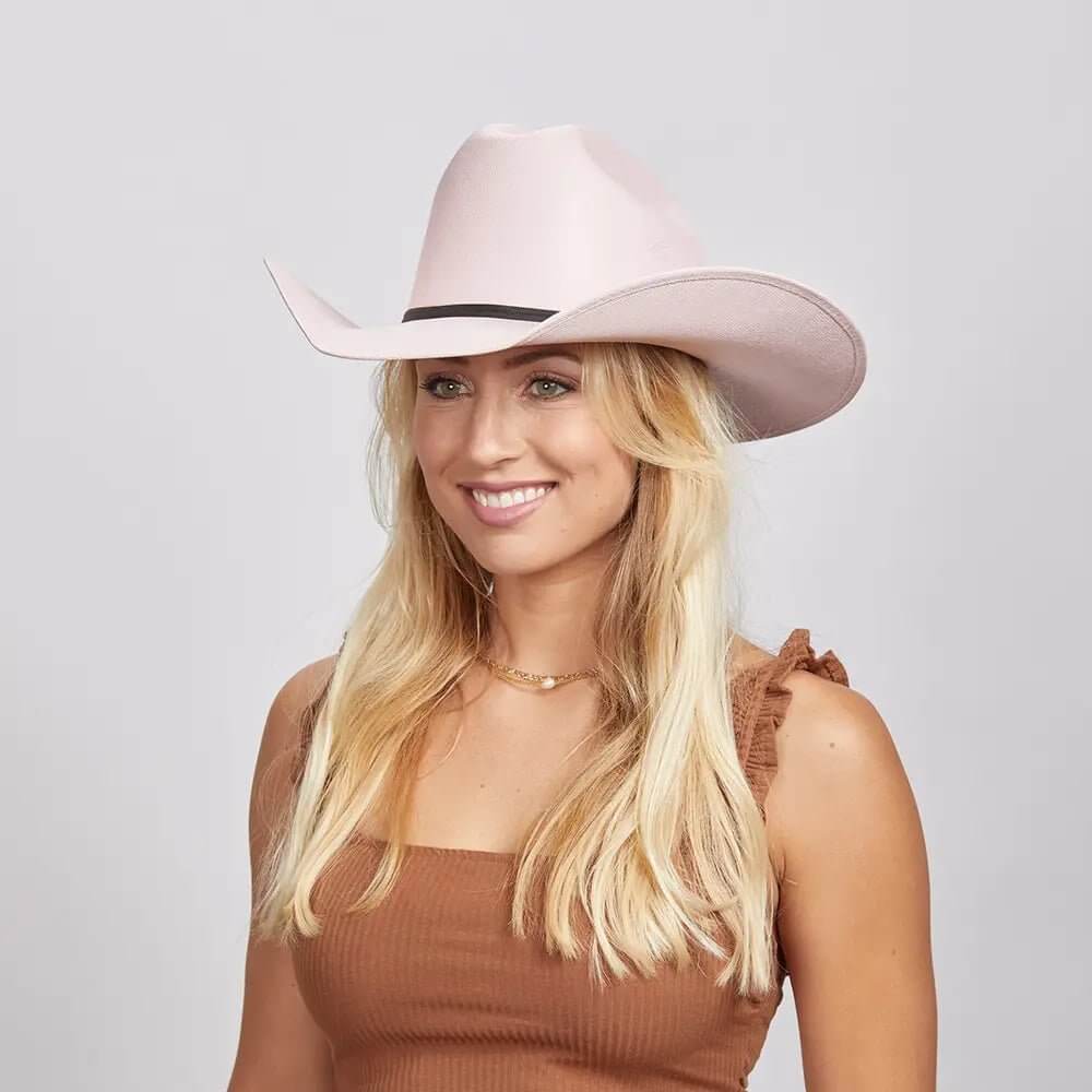 American Hat MakerPioneer | Womens Canvas Cotton Western Cowgirl Hat - Cowgirl Charm