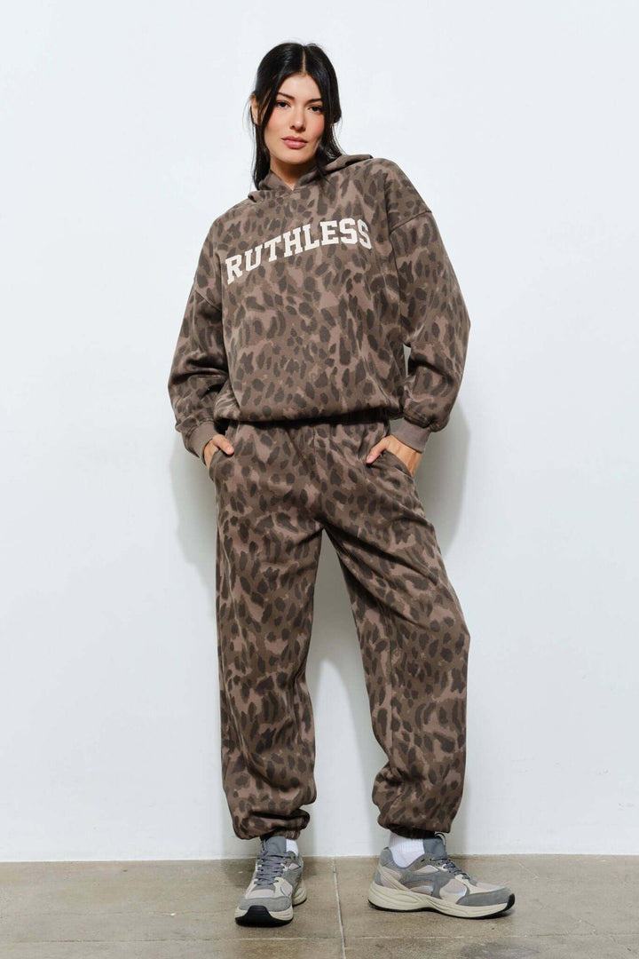 ANNE LEOPARD HOODIE - Cowgirl Charm