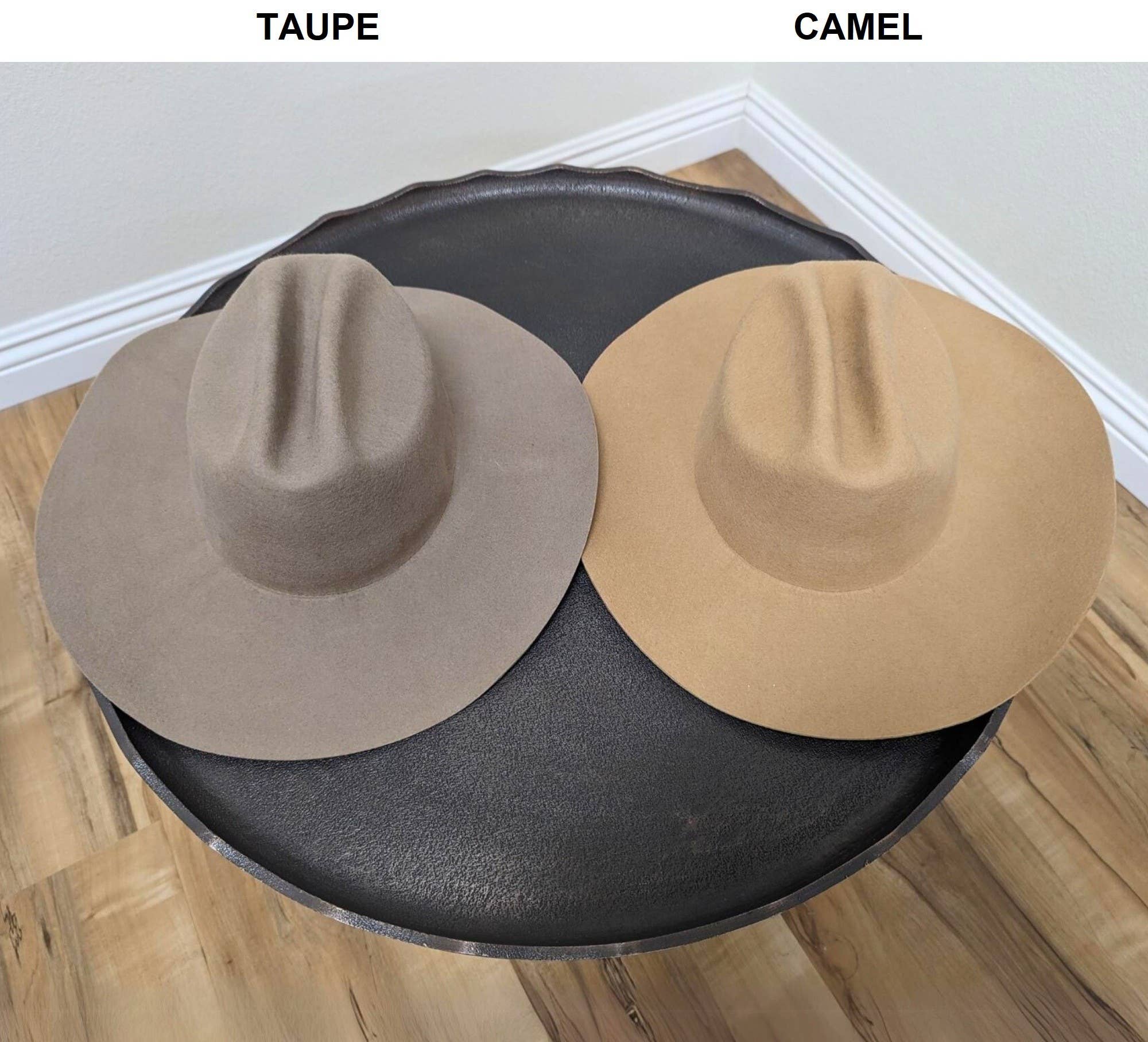 100% Australian Wool Western Cattleman Cowboy Hat Adjustable