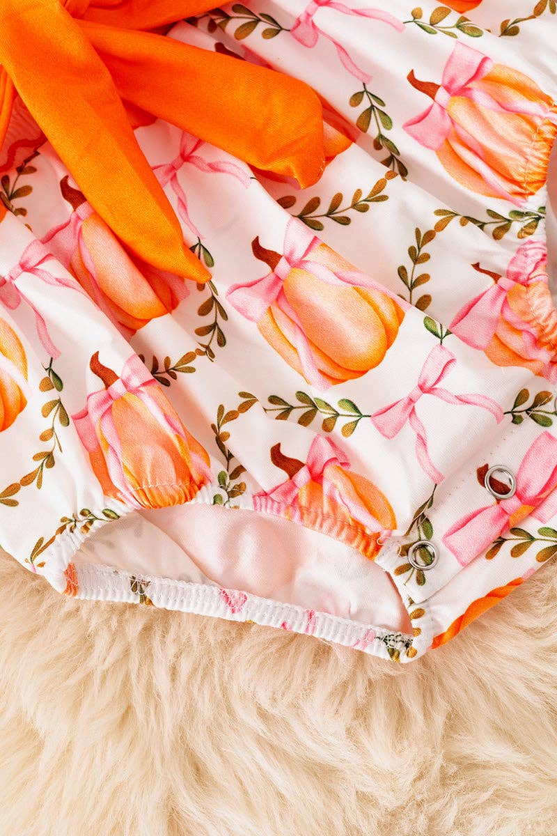 Pumpkin Baby Romper