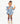 Baby Girls Light Wash Long Sleeve Flutter Bubble Romper - Cowgirl Charm