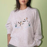 Bailey Rose Embroidered Duck Knit Sweater - Cowgirl Charm