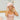 KITSCH satin-lined flexi shower cap with terracotta checker pattern, lightweight waterproof cap with flexible fit and satin lining.