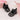 Black w/gold heart infant shoes - Cowgirl Charm