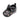 Black w/gold heart infant shoes - Cowgirl Charm