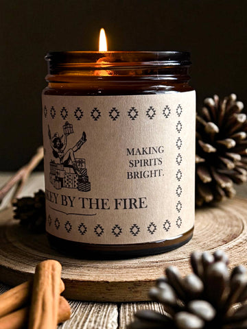 “Whiskey By The Fire” Western Soy Candles | Holiday Candles