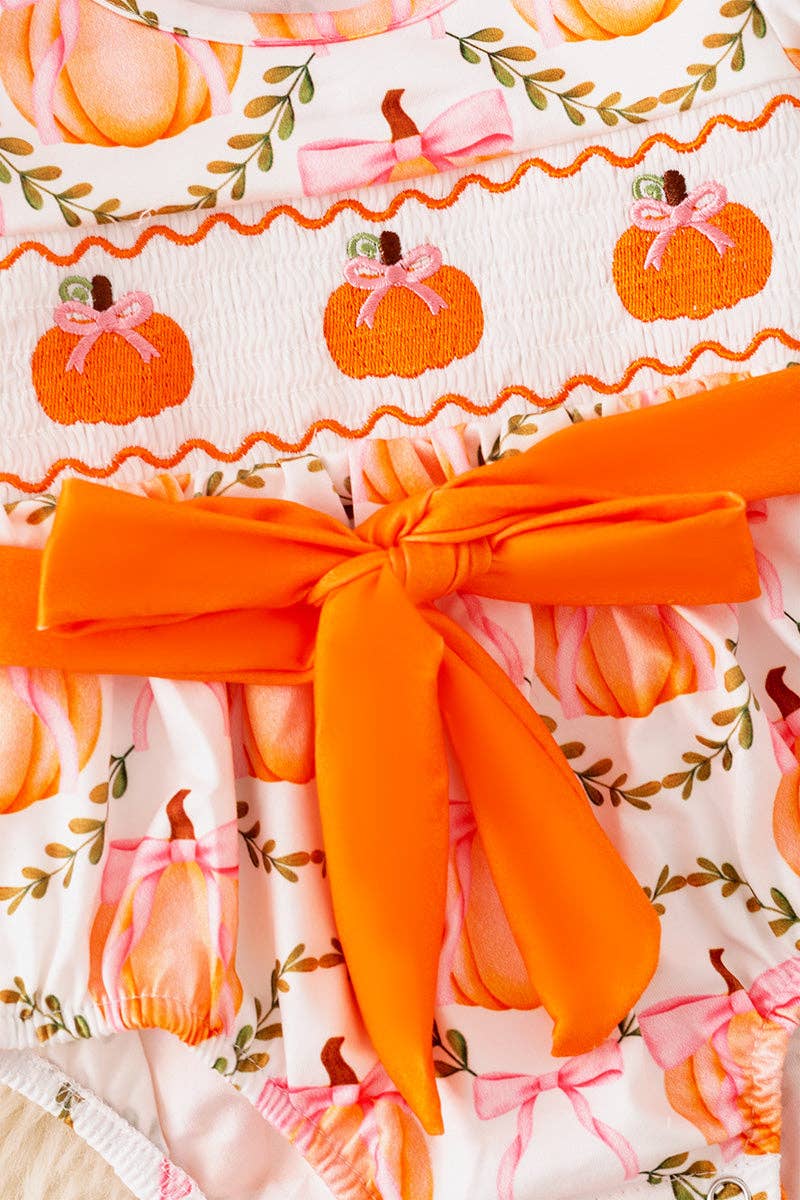Pumpkin Baby Romper