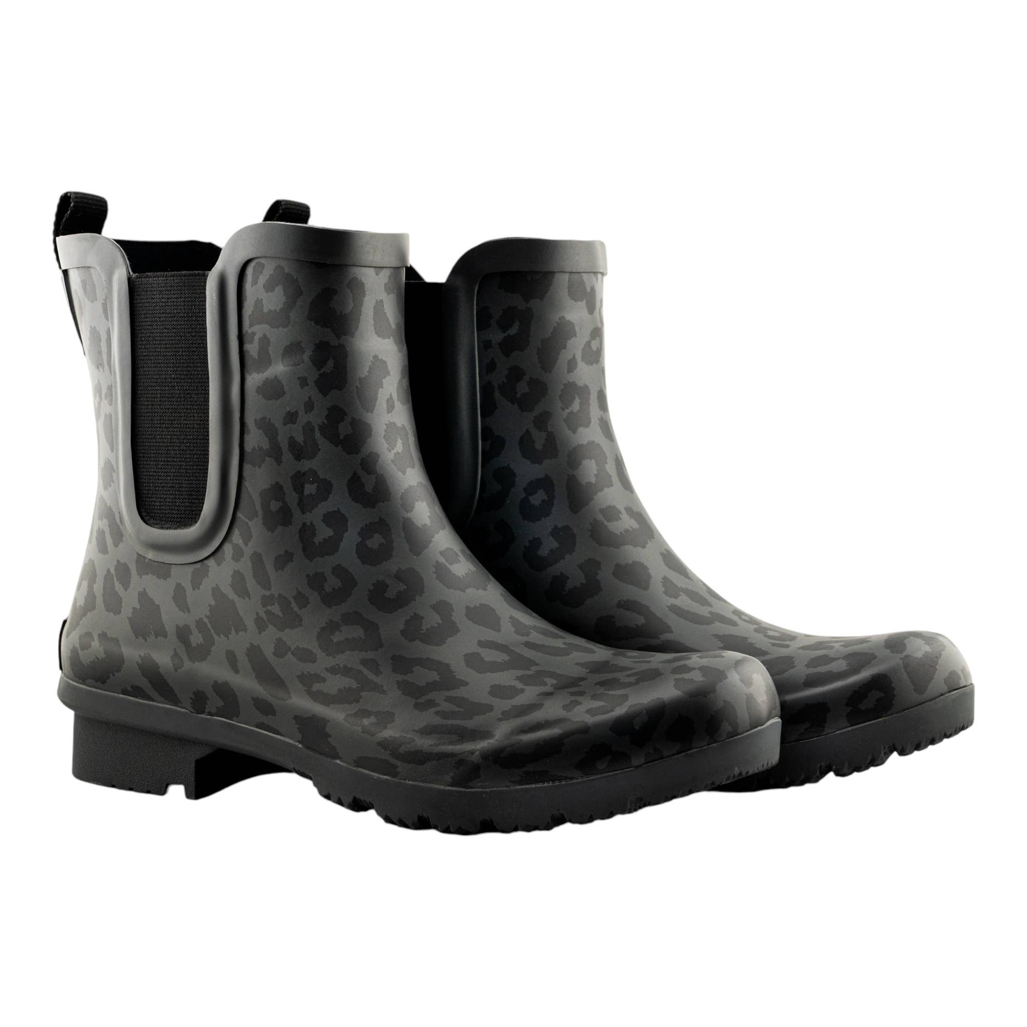 CHELSEA MATTE LEOPARD WOMEN'S RAIN BOOTS