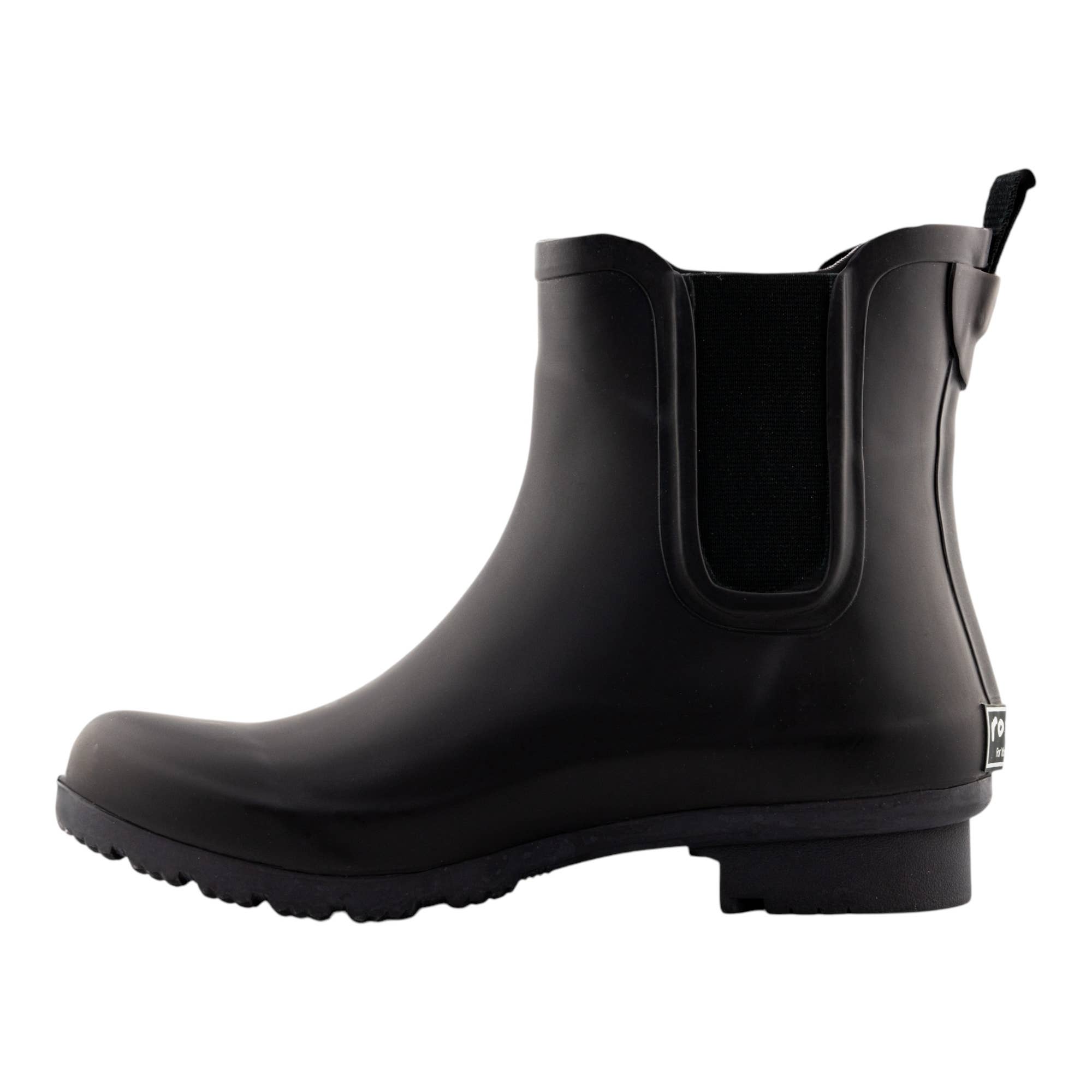 CHELSEA MATTE EGGPLANT WOMEN'S ANKLE RAIN BOOTS