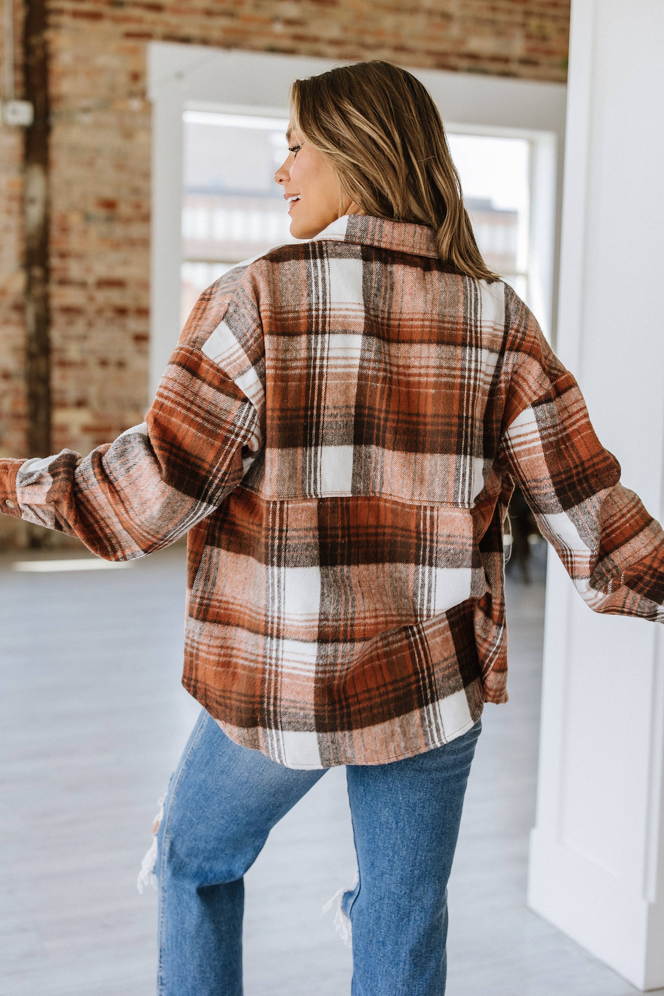 Kelsea Plaid Shacket | S-2XL