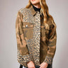 Camo Leopard Snap Jacket - Cowgirl Charm