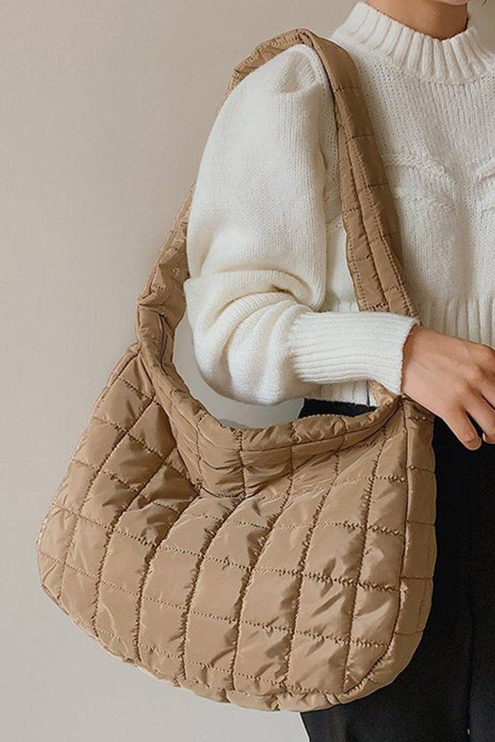 Flynn Quilted Handbag