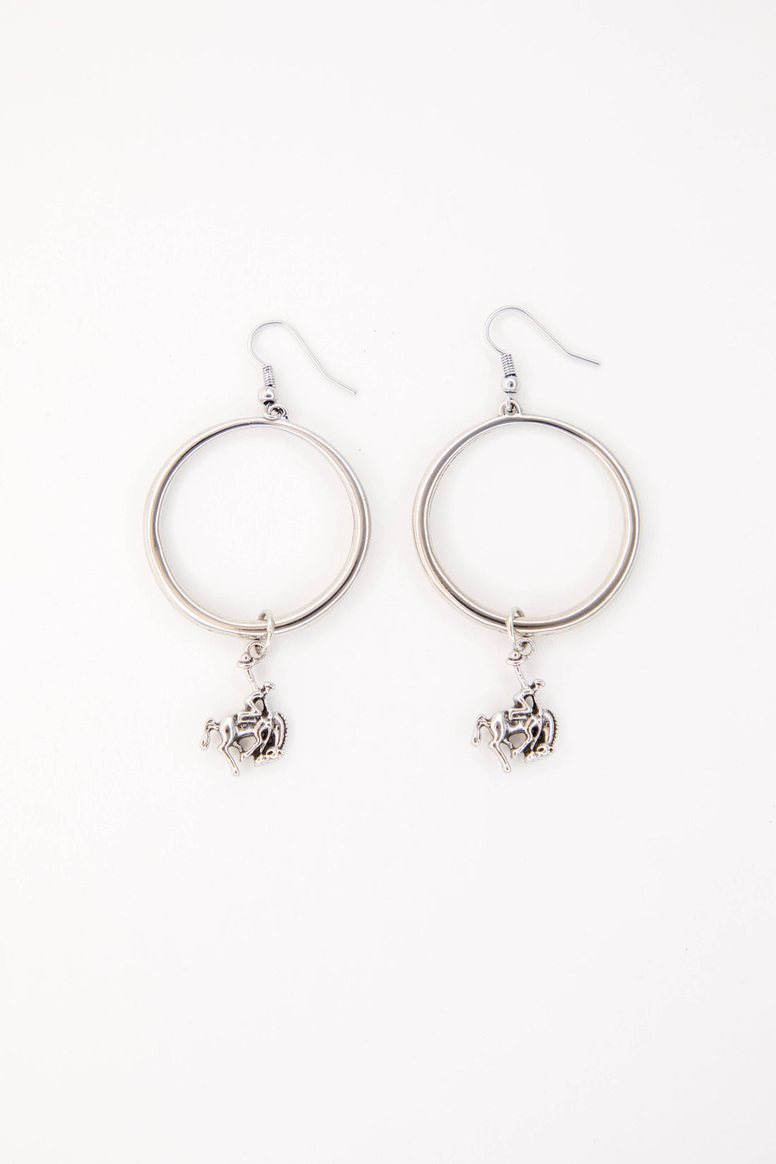 3" 18K Gold Plated Hoop Earring on Fishook with Bucking