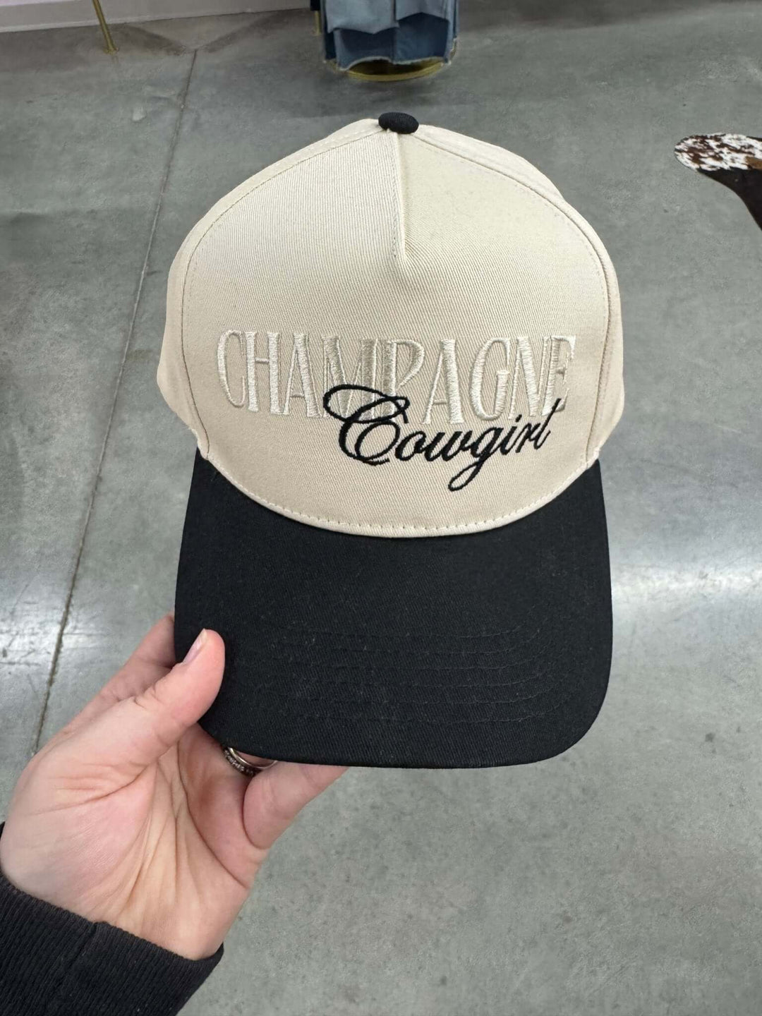 Champagne Cowgirl Trucker Hat - Cowgirl Charm