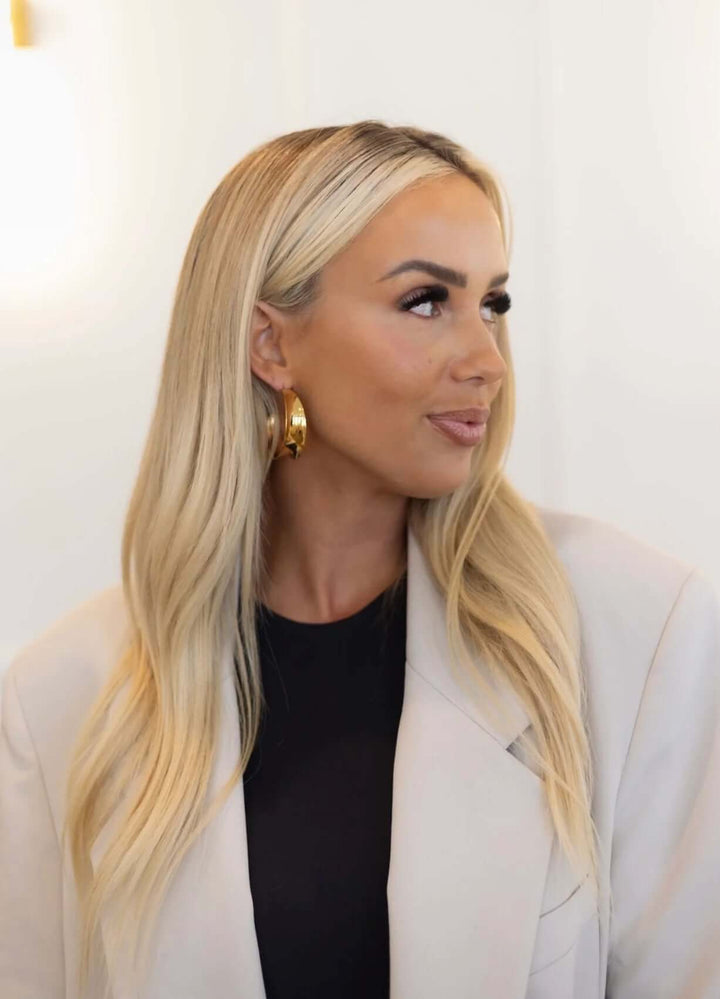 Chansuttpearls Harlow Hoops - Cowgirl Charm