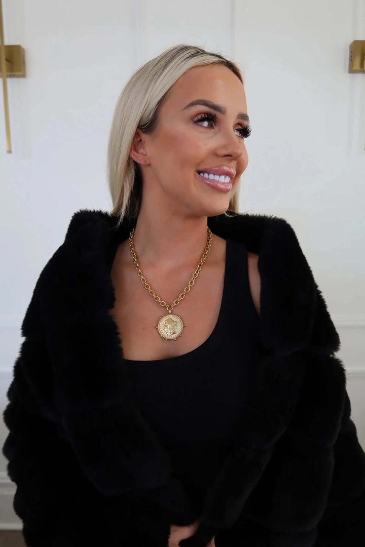 Chansuttpearls Lariat Coin Necklace - Cowgirl Charm