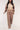 Color Block Drop Shoulder Lace - up High Waist Pants Set - Cowgirl Charm