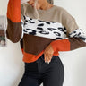 Color Block Fall Sweater - Cowgirl Charm