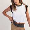 Colorblock Knit Sleeveless Top - Cowgirl Charm